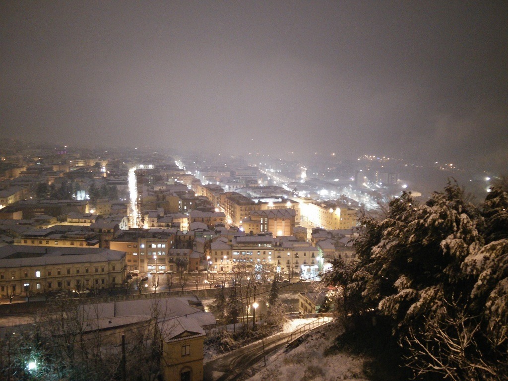 L'inaspettata nevicata su Cosenza del 28 gennaio 2015