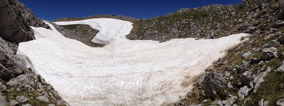 Il nevaio del Pollino, ovvero la neve d'estate in Calabria