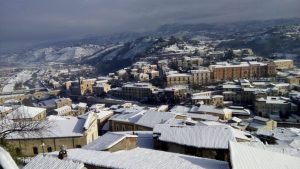 La magia di un giorno di neve a Cosenza