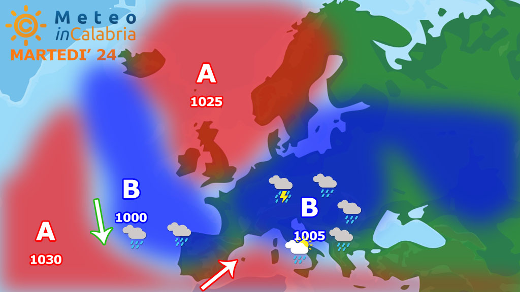 Temporaneo nuovo calo termico in attesa del caldo africano