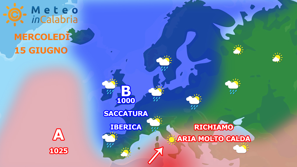 Previsioni del tempo per mercoledì e giovedì: IN ATTESA DEL CALDO ROVENTE!!!!