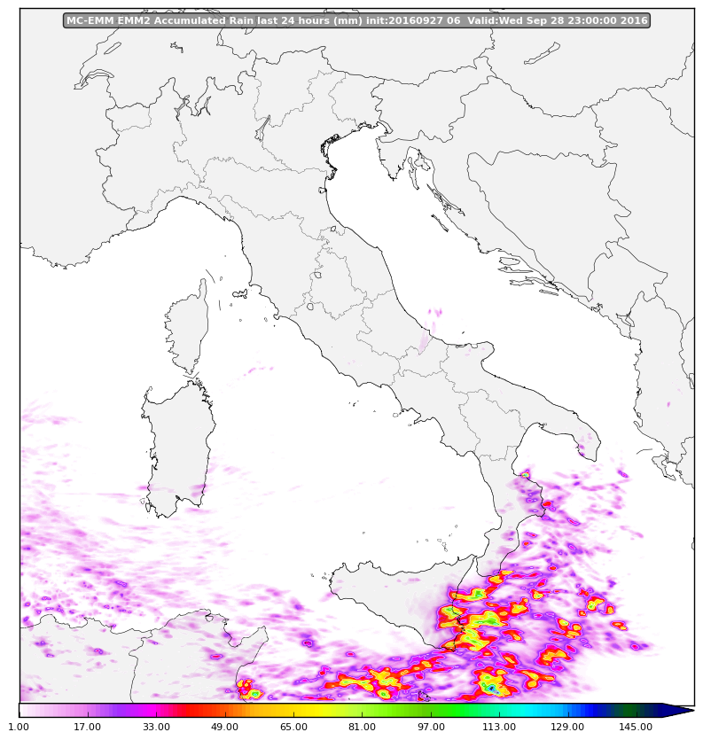 Mercoledì di pioggia sui versanti ionici!