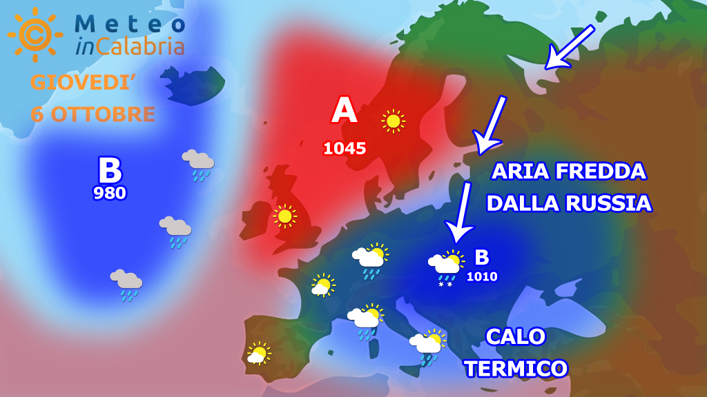 Precoce ONDATA di FREDDO in vista anche sulla Calabria? Facciamo chiarezza.