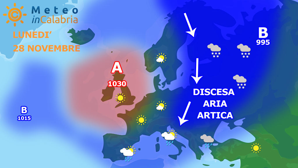 Meteo lunedì e martedì: in attesa del primo assaggio d'inverno!