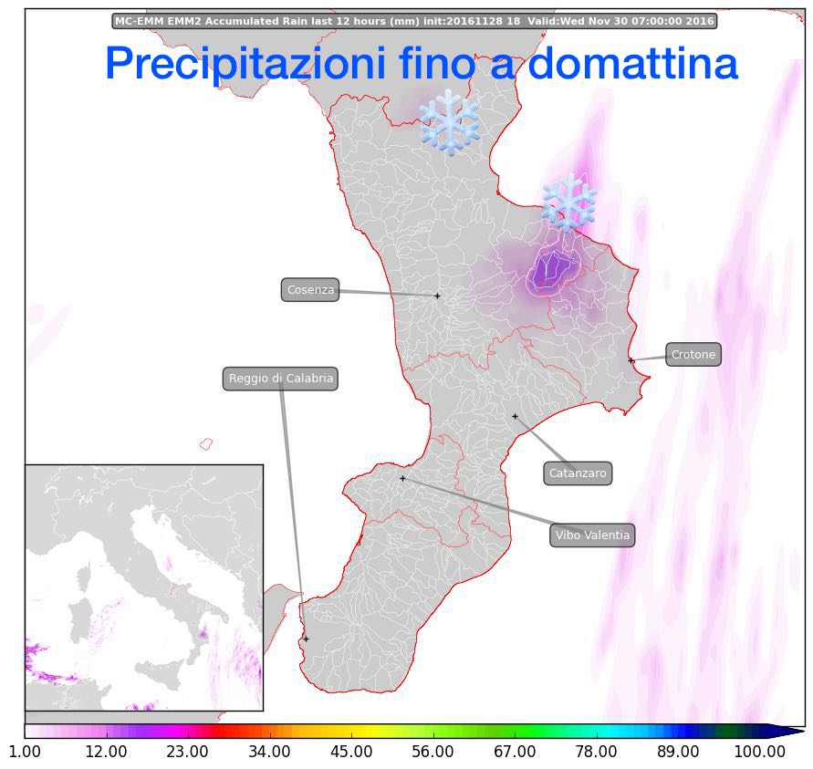 Ultimi aggiornamenti: fiocchi neve fino a bassa quota, freddo intenso!