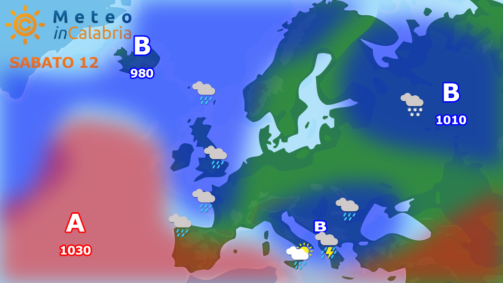 Meteo weekend: sabato instabile con freddo e neve sui monti, domenica migliora!