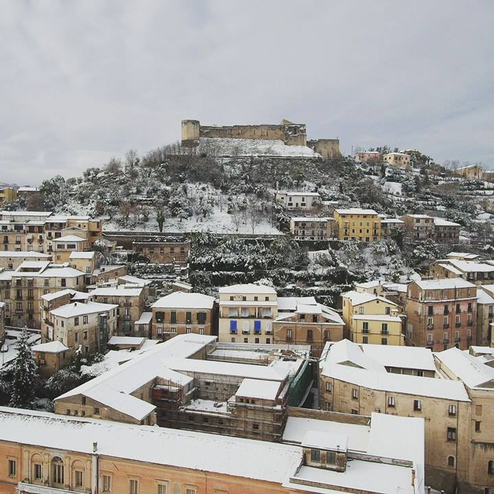 11 gennaio 2017: le foto di Cosenza innevata dal drone...e non solo!