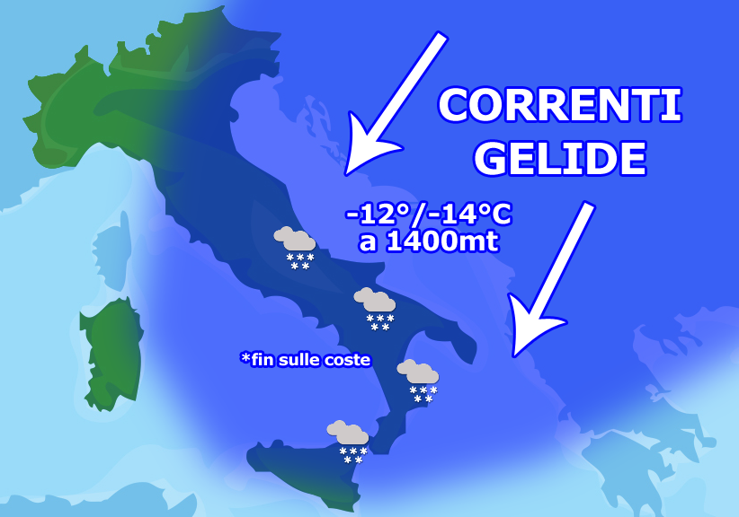 Grande GELO per la Befana: NUOVE CONFERME!