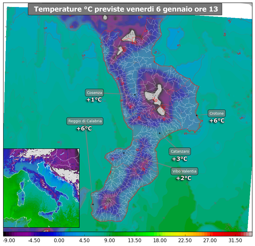 Tracollo delle temperature: gelo da venerdì. Ecco i valori previsti