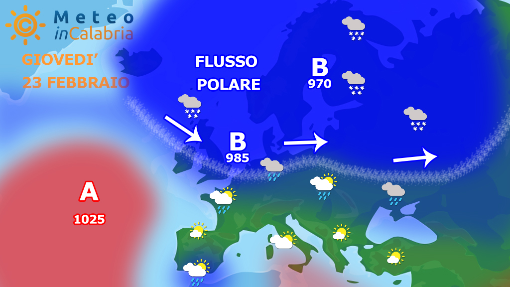 meteo di giovedì e venerdì:nubi sparse e qualche piovasco