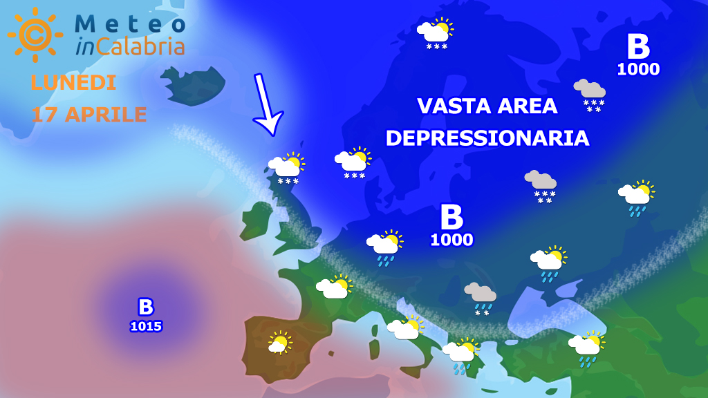 Meteo di Pasquetta e martedì: ancora episodi instabili localizzati...