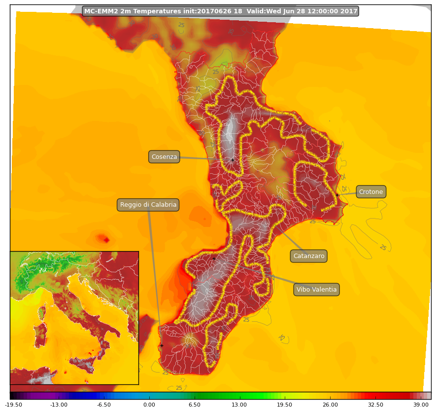 Le temperature previste domani in Calabria: possibili i primi 40° di stagione!
