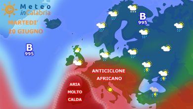 Anticiclone africano sempre più vicino: si aspetta un graduale aumento termico...