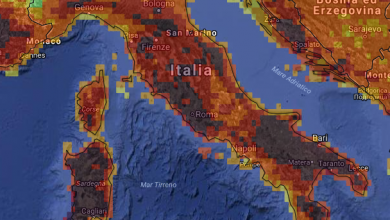 Mercoledì 2 agosto ancora altissimo pericolo d'incendi in alcune zone della Calabria...
