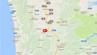 3 agosto 2017: sfiorati i 44° in Calabria!