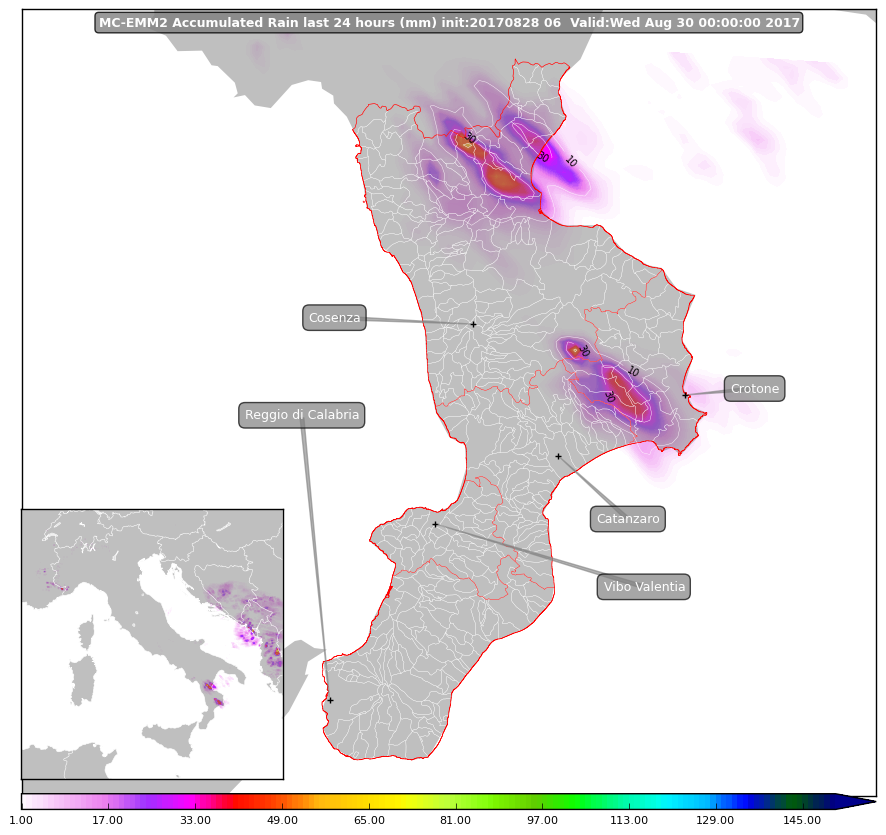 Martedì 29 agosto rovesci e temporali ma localizzati solo su alcune aree...