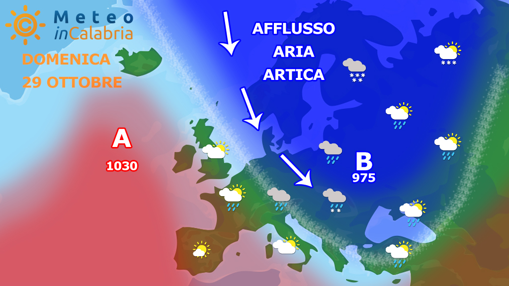 Meteo di domenica e lunedì: fresco con un po' d'instabilità