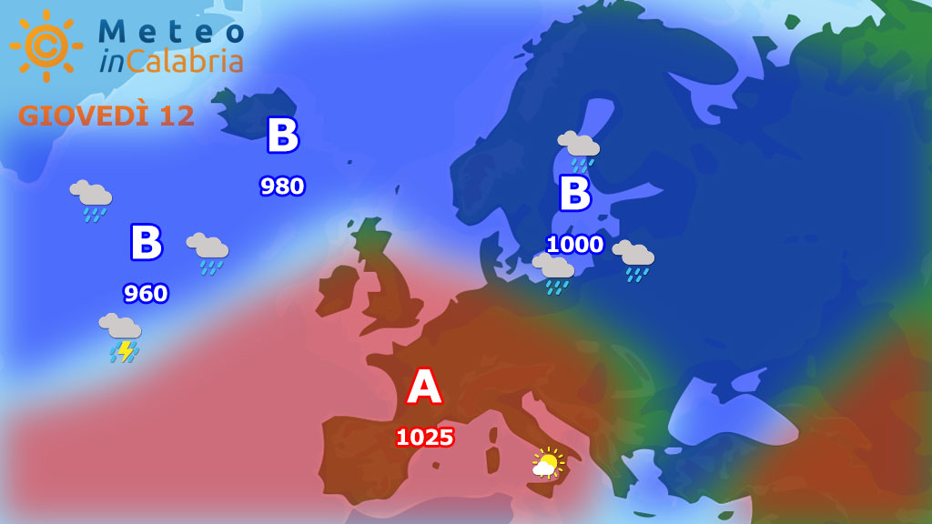 Meteo di giovedì e venerdì:tempo stabile e temperature in rialzo..