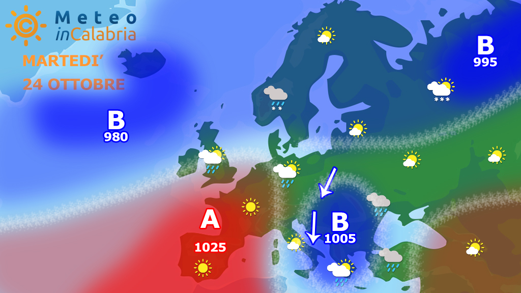 Meteo martedì e mercoledì: tramontana e temperature sottomedia!