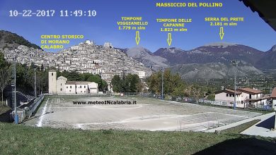 Installata una nuova SPETTACOLARE webcam di www.meteoINcalabria.it a MORANO CALABRO !