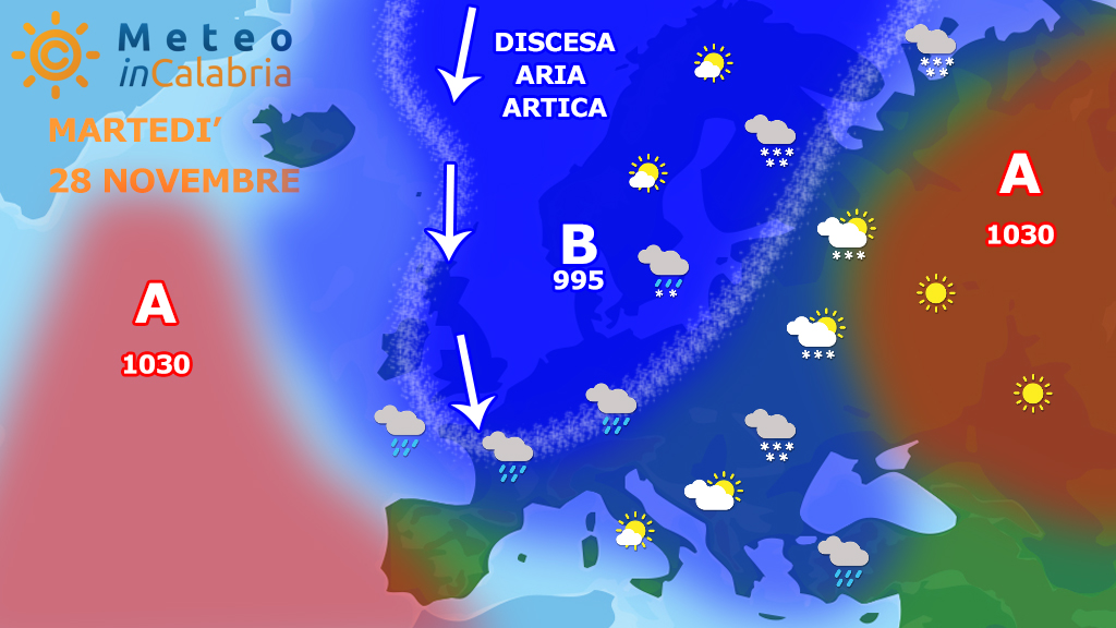 Due giorni interlocutori e FREDDI, poi da giovedì nuovo peggioramento...