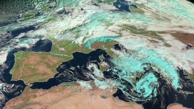 Vortice ciclonico sul Mediterraneo: le immagini e la tendenza.