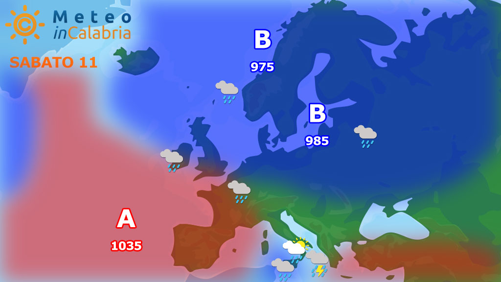 Meteo weekend: residua instabilità