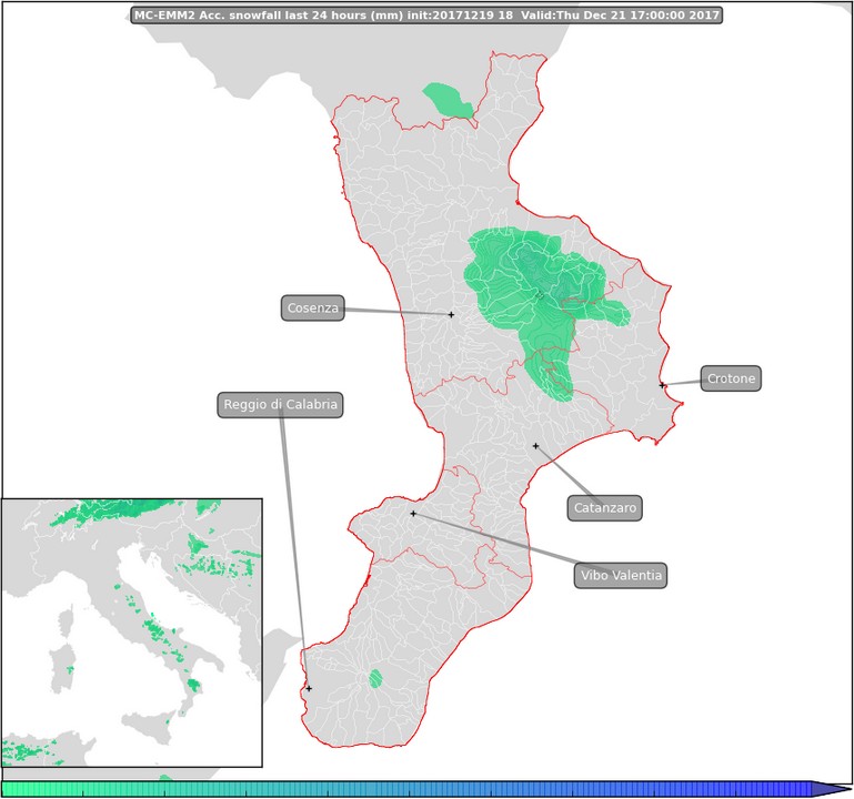 Locale aumento dell'instabilità dalla serata, arriva un pò di neve anche a quote basse