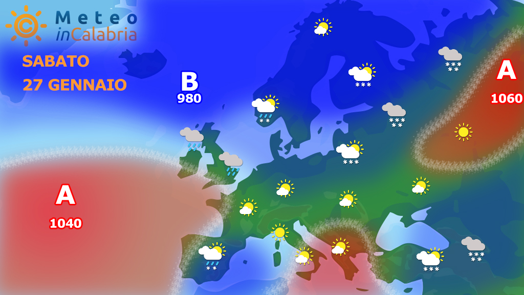 Meteo weekend: nubi sparse sulla Calabria