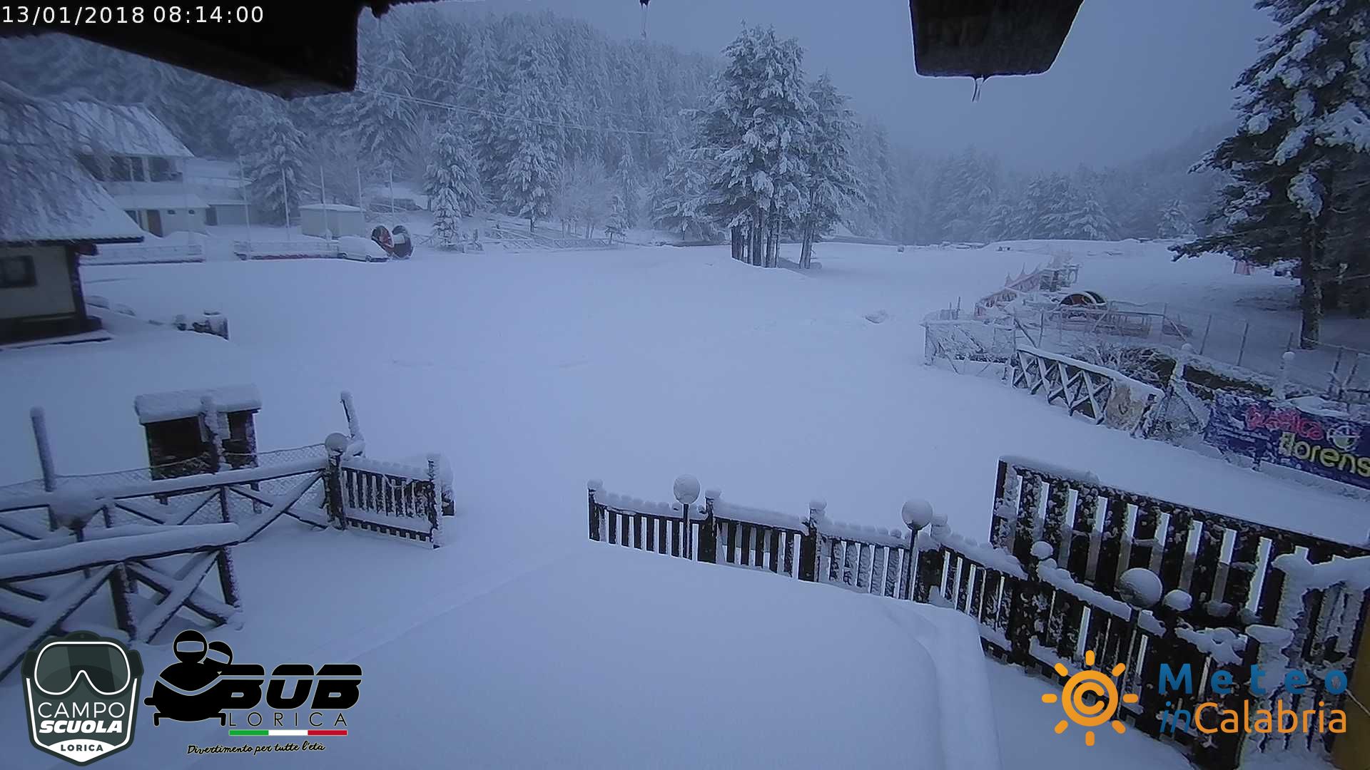 E' tornata la neve sui rilievi calabresi