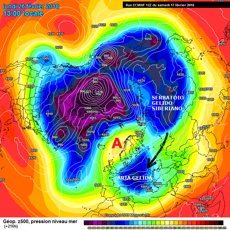 GELO in probabile partenza dalla Siberia...destinazione?