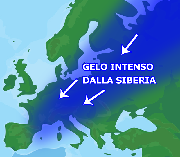 L'Europa si prepara ad una grande ondata di GELO SIBERIANO