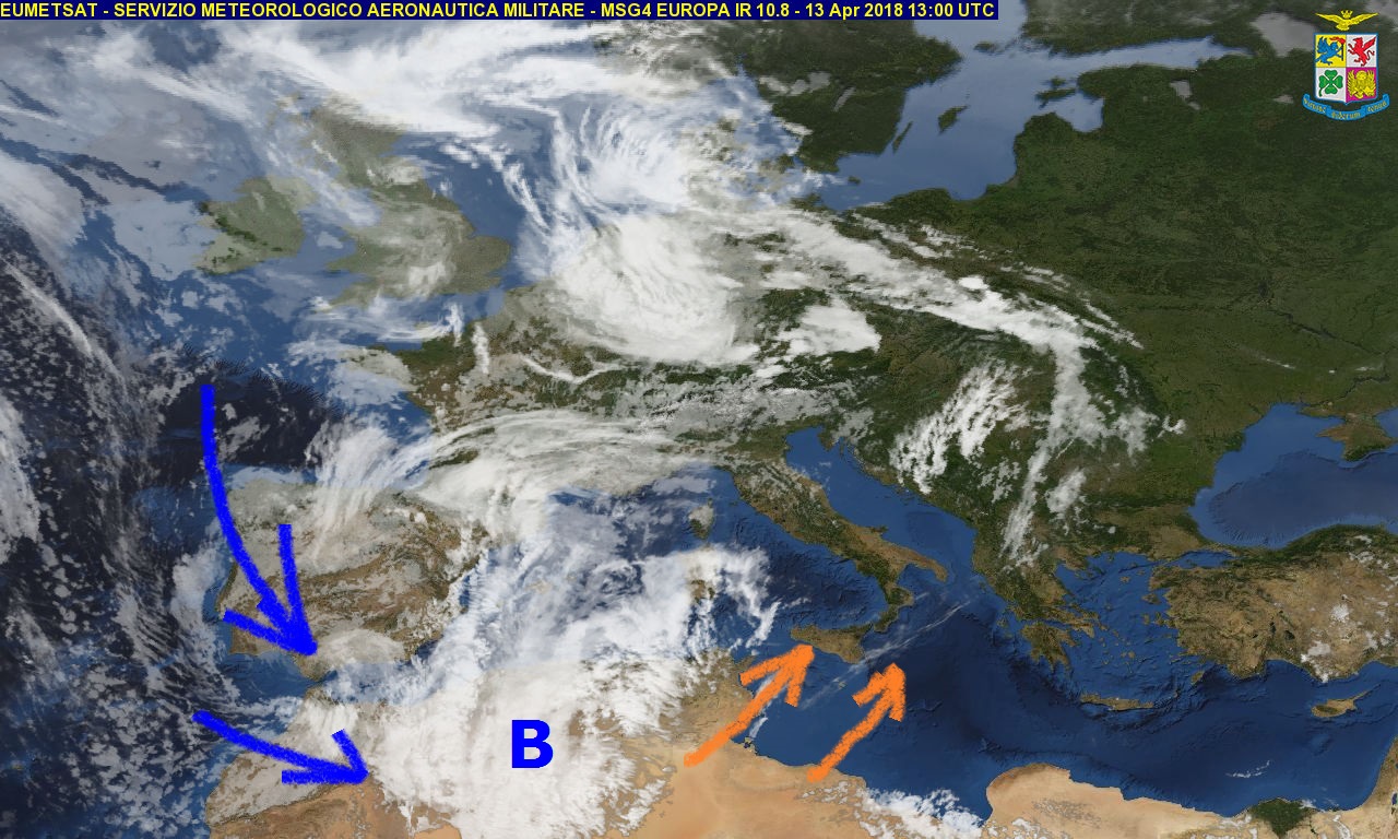 Meteo weekend: velature e venti forti