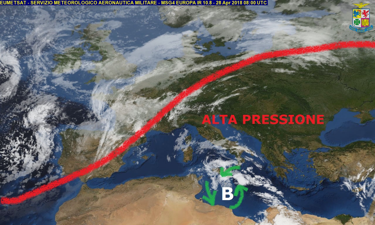 Meteo domenica e lunedì: nubi sparse e qualche isolato piovasco