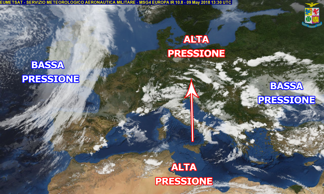 Giro d'Italia con tempo variabile. Locale instabilità pomeridiana sui monti.