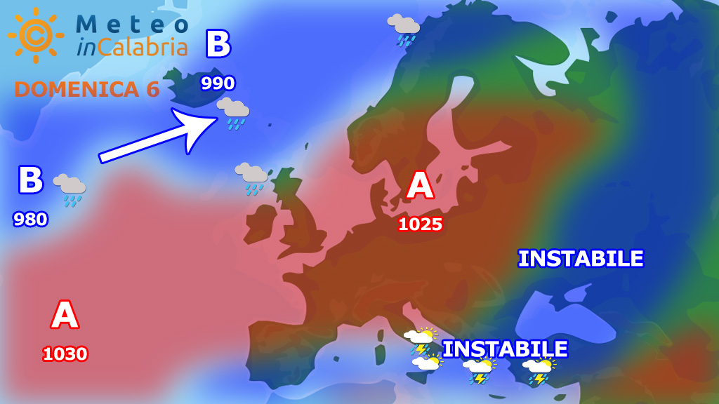 Domenica con nubi sparse e qualche piovasco. Lunedì ulteriore instabilità pomeridiana.