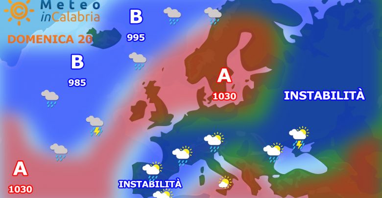 Domenica il meteo