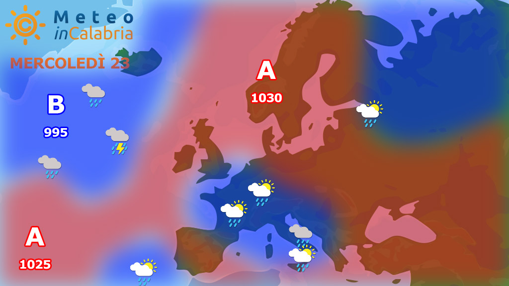 Meteo di mercoledì e giovedì: imminente passaggio instabile