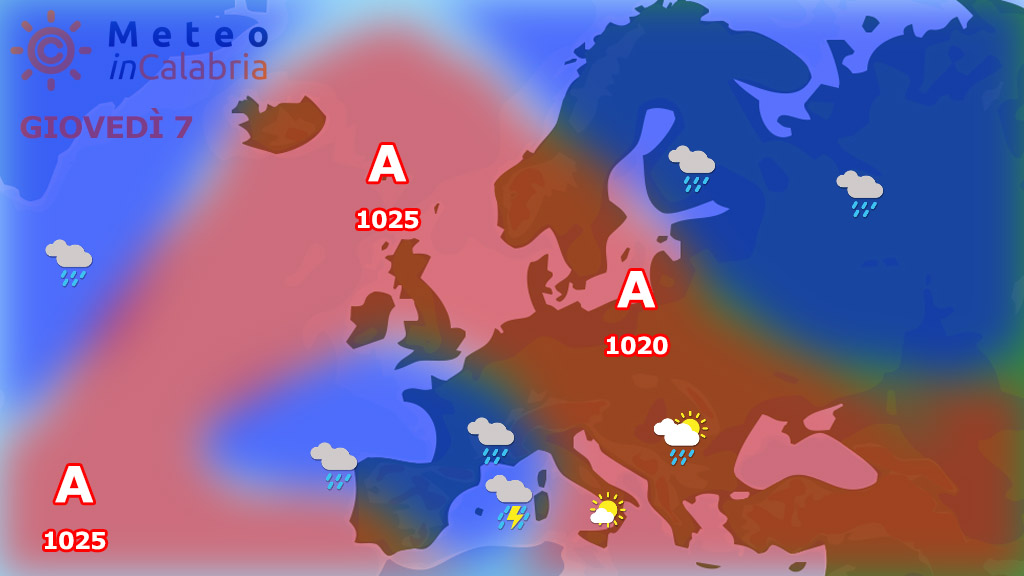 Giovedì caldo e localmente ventoso, venerdì debole peggioramento sulle aree tirreniche.