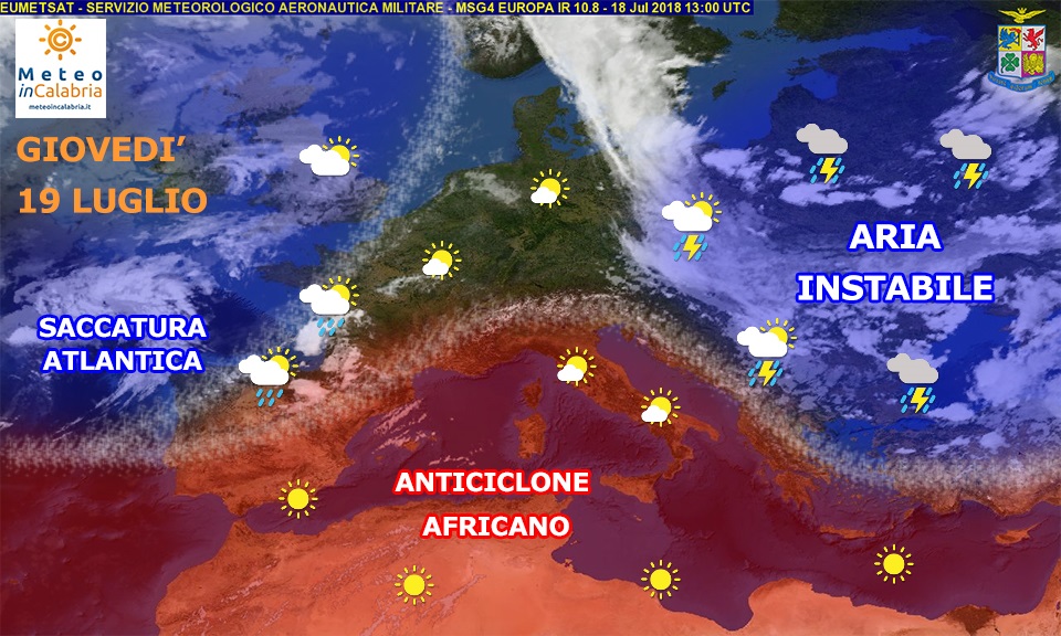 Meteo di giovedì e venerdì in Calabria: temperature gradevoli e tempo stabile con piccoli disturbi.