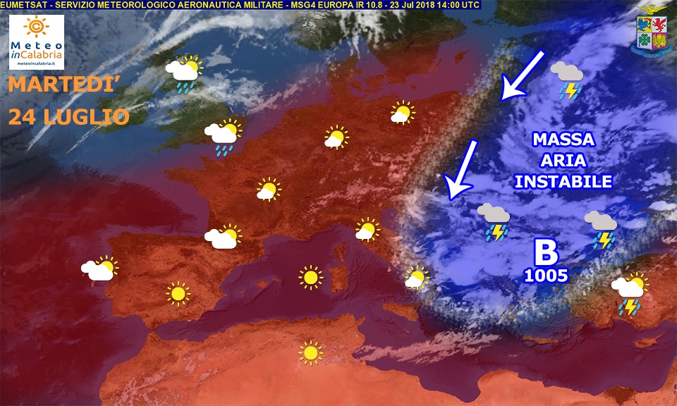 Meteo di martedì e mercoledì: temperature gradevoli con locali fenomeni instabili...