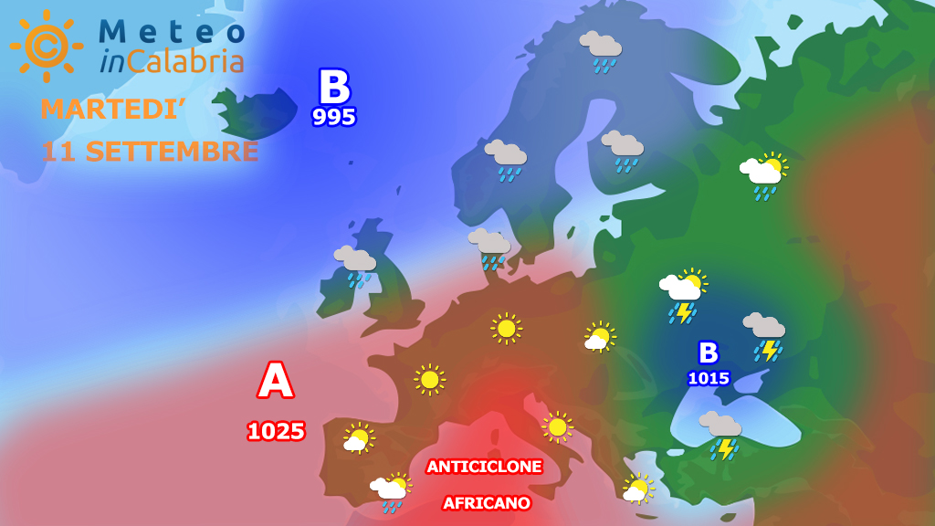 Martedì con disturbi localizzati ma in un contesto di bel tempo...