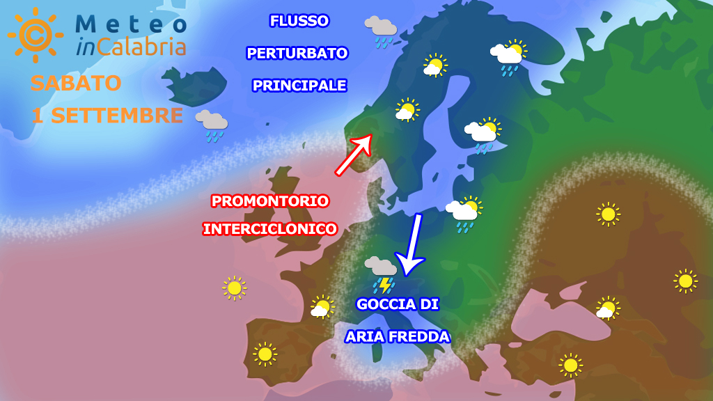 Sabato di bel tempo, in attesa di un peggioramento sull'alto Tirreno cosentino...