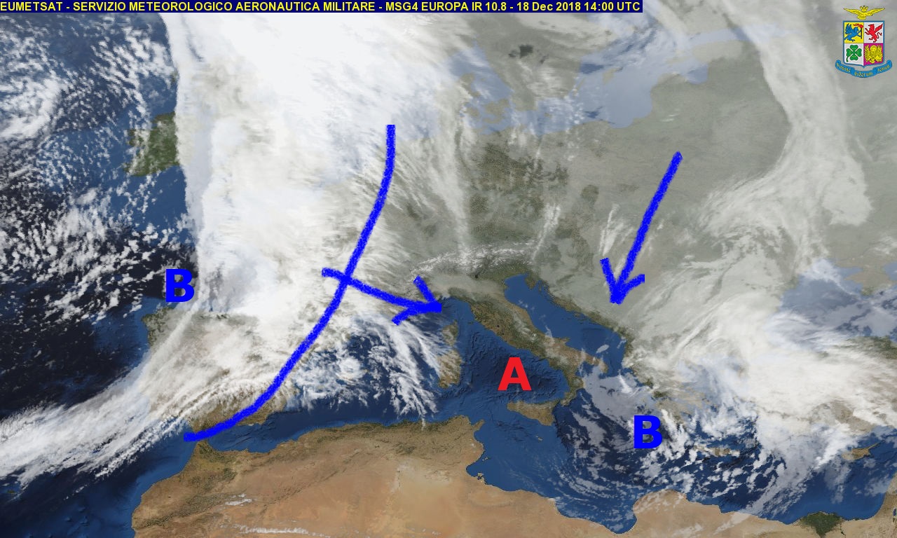 Si calma la tramontana, ritorna il bel tempo per due giorni