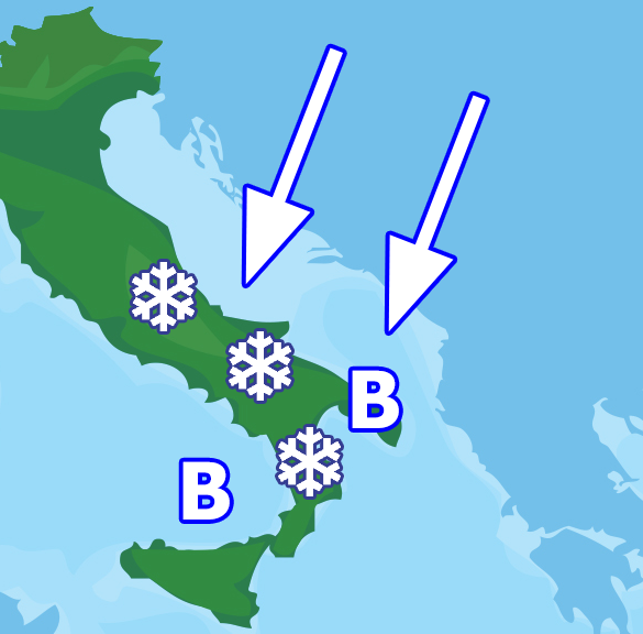 Artico dinuovo protagonista: stavolta tanto maltempo e copiose nevicate