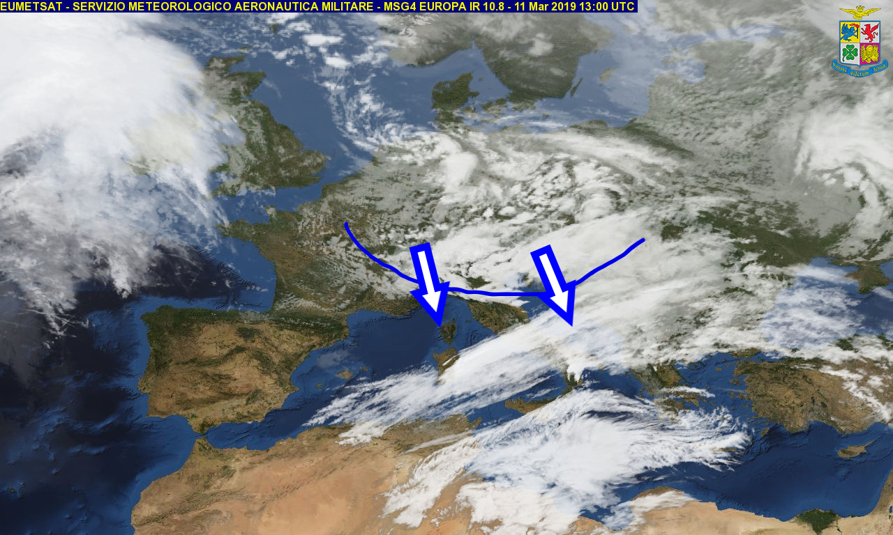 Rapido maltempo per martedì sulla Calabria: freddo, neve, venti intensi.