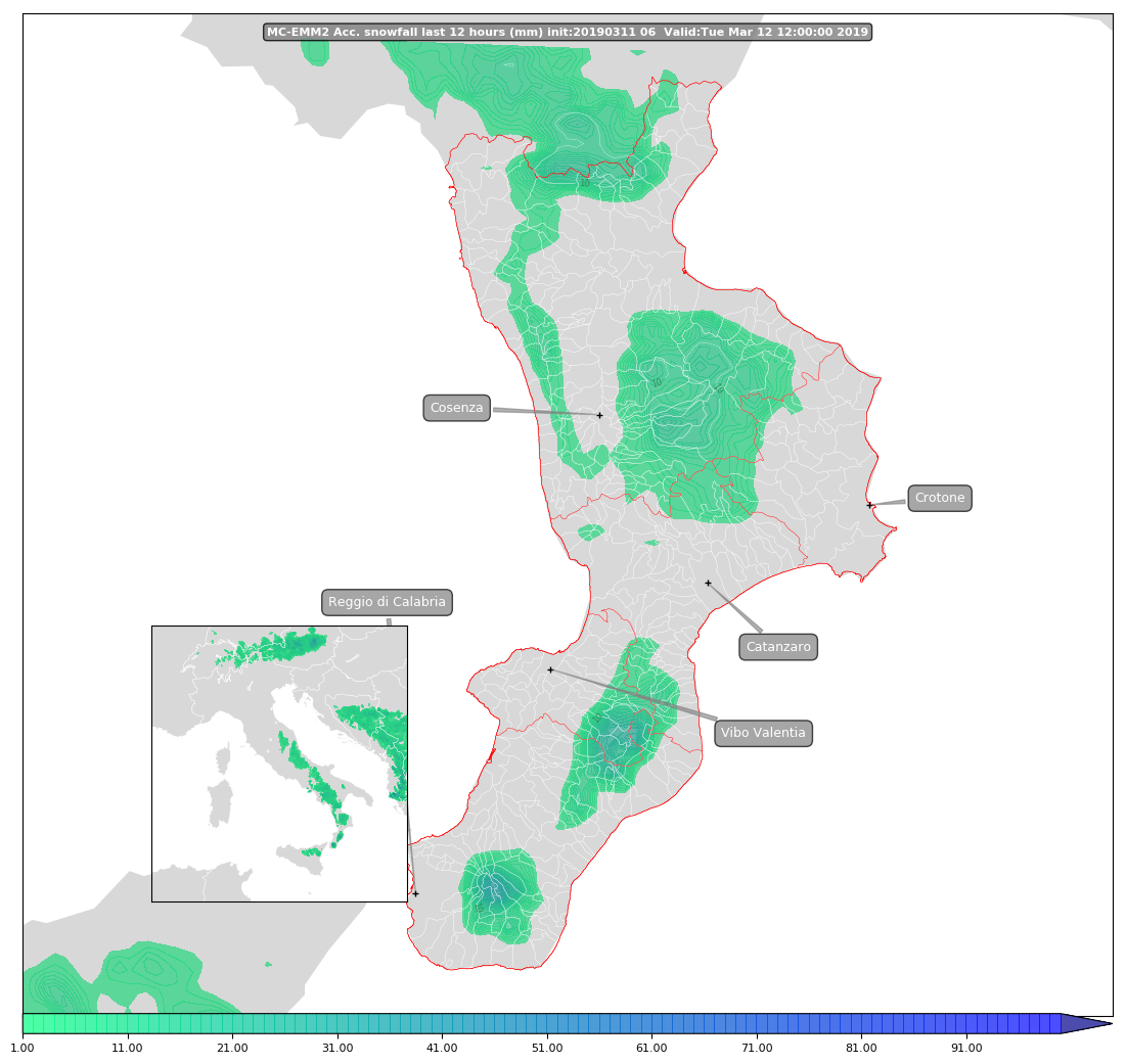 Veloce peggioramento sulla Calabria