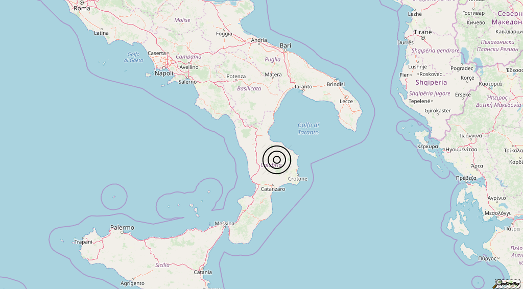 Terremoto Calabria 24-05-2019