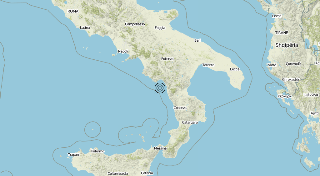 Terremoto Calabria 30-05-2019