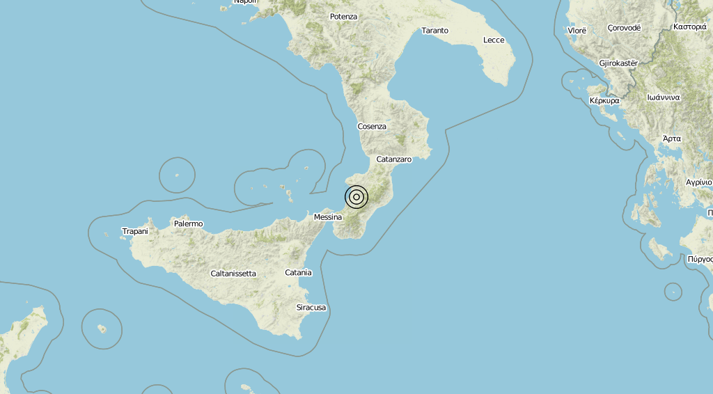 Terremoto Calabria 31-05-2019